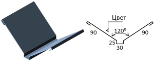 Ендова наружная фигурная Е-4