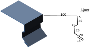 Планка карнизная декоративная ПК-3