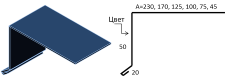 Планка проема боковая ППБ