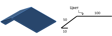 Планка карнизная ЗКМК