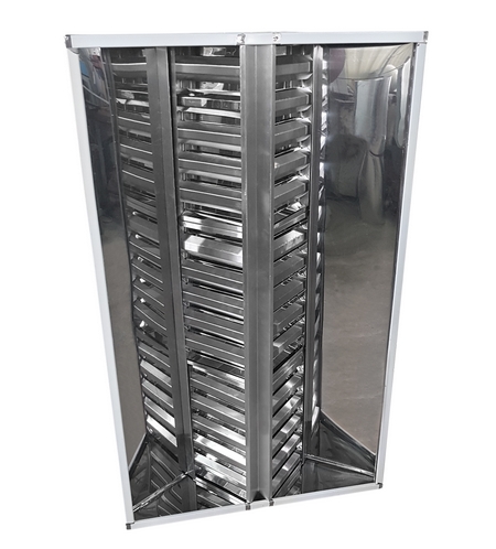 Зонт островной купольного типа из нержавеющей стали с жироуловителями